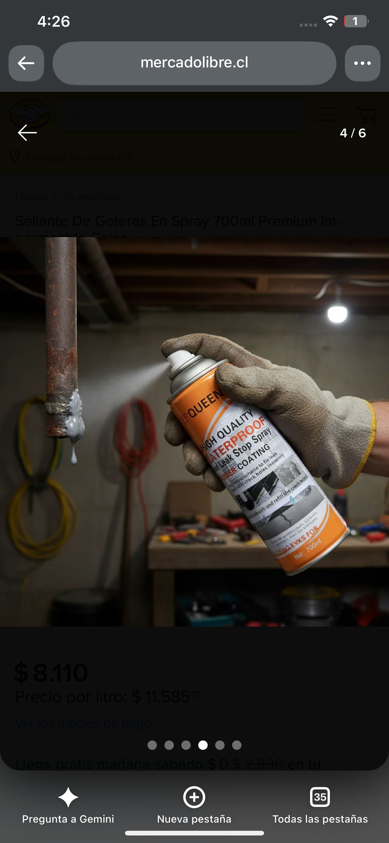 Spray impermeabilizante #CodO