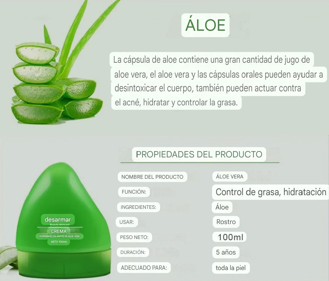 Crema aloe vera Disaar #CodL