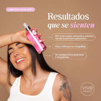 Tónico Facial de Rosas Vive Beauty #CodO