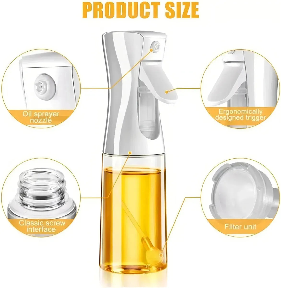 Dispensador Rociador Aceite Spray 250ml #CodL