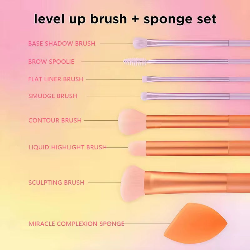 Set de brochas con esponja #codI