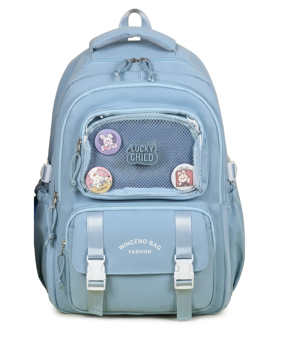 Bolso con pines lucky #CodT