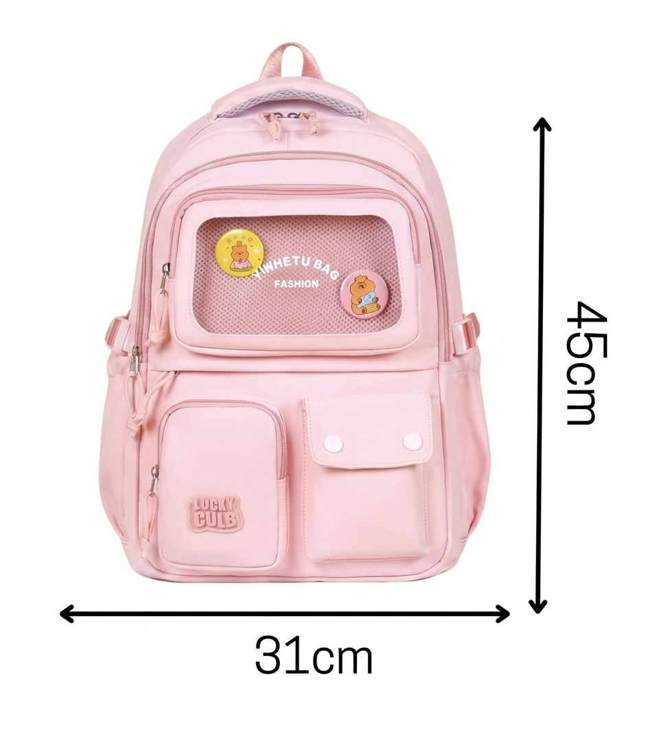 Bolso con pines capibara #CodT