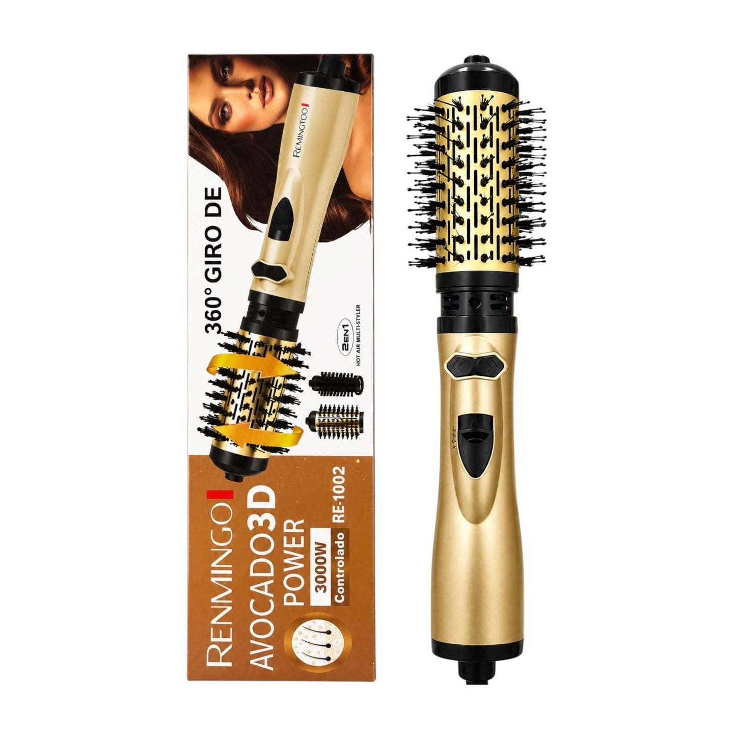 Cepillo secador giratorio de keratina #CodO