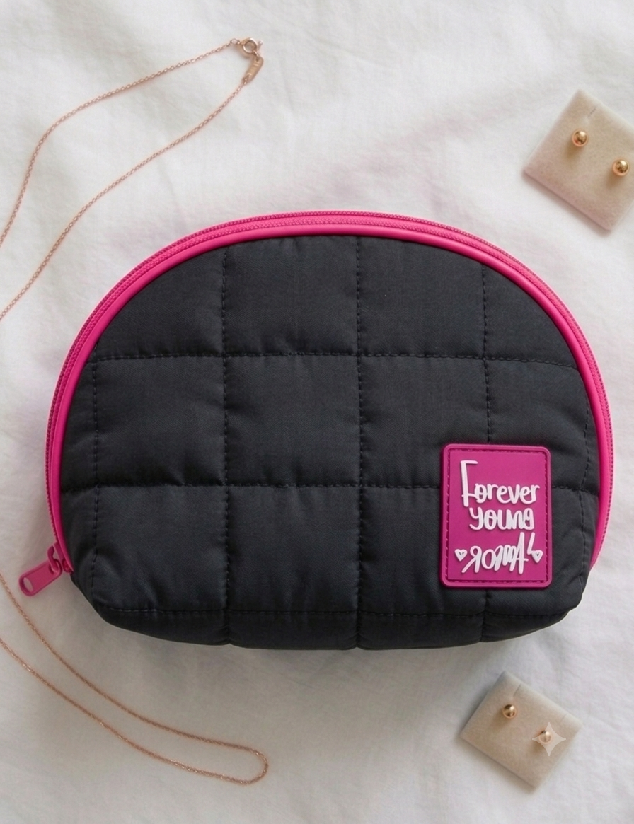 Porta cosméticos puffer Forever #CodU