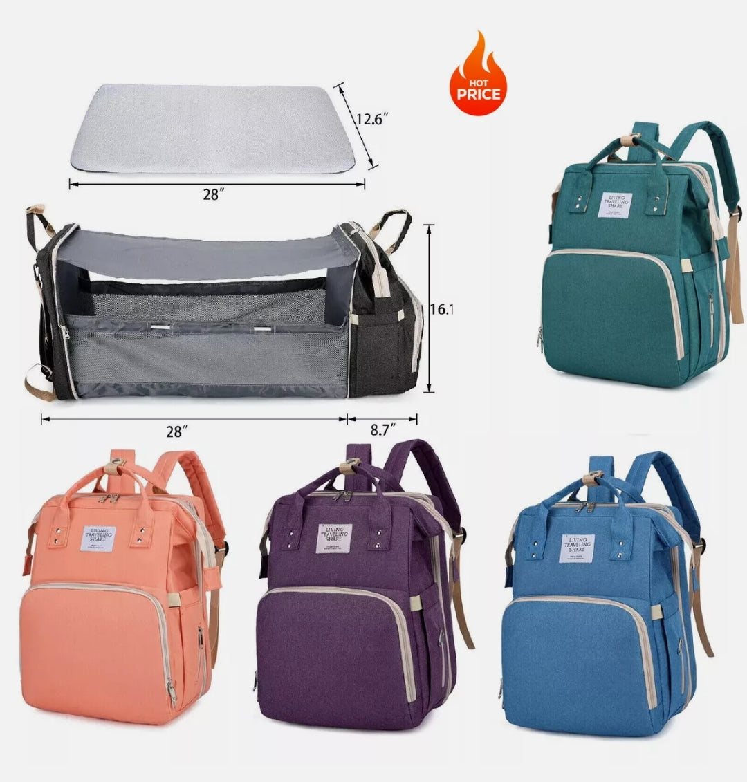 Bolso pañalera #CodW