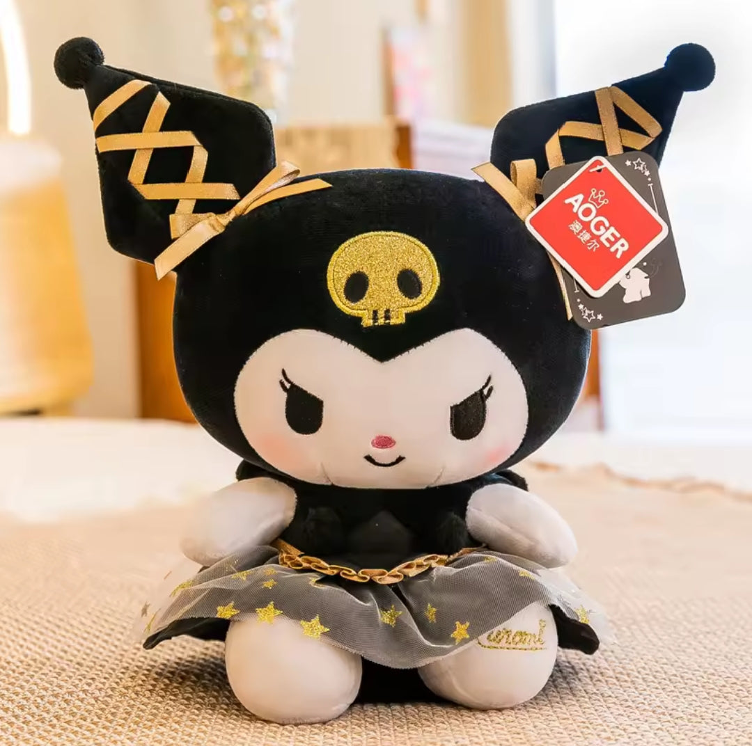 Peluches Hello Kitty y Kuromi 35cm #CodT