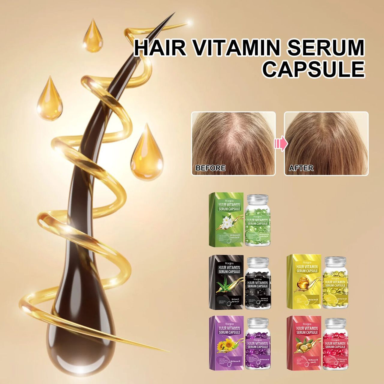 Cápsulas capilar Hoegoa #CodL