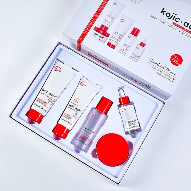 Set 5en1 de cuidado facial Kojic Acid #CodL