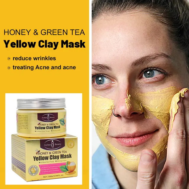 Mascarilla de arcilla miel y té verde #CodL