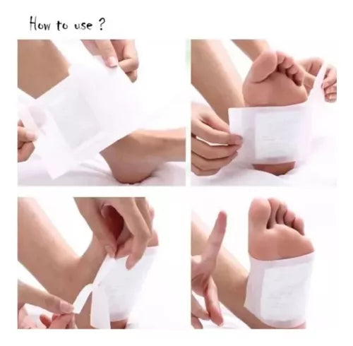 Parches para pies desintoxicantes Rosa 5 pares #CodL