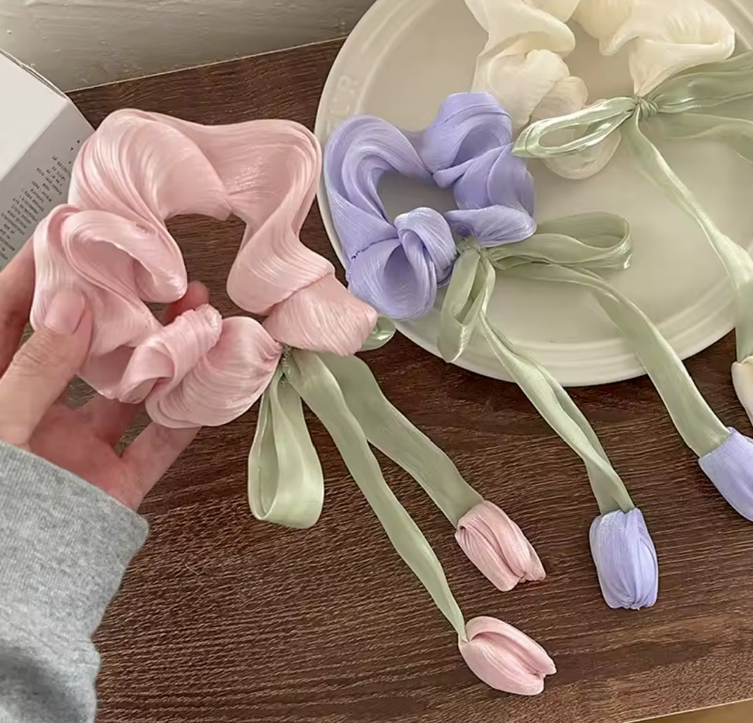 Scrunchies tulipán #CodU