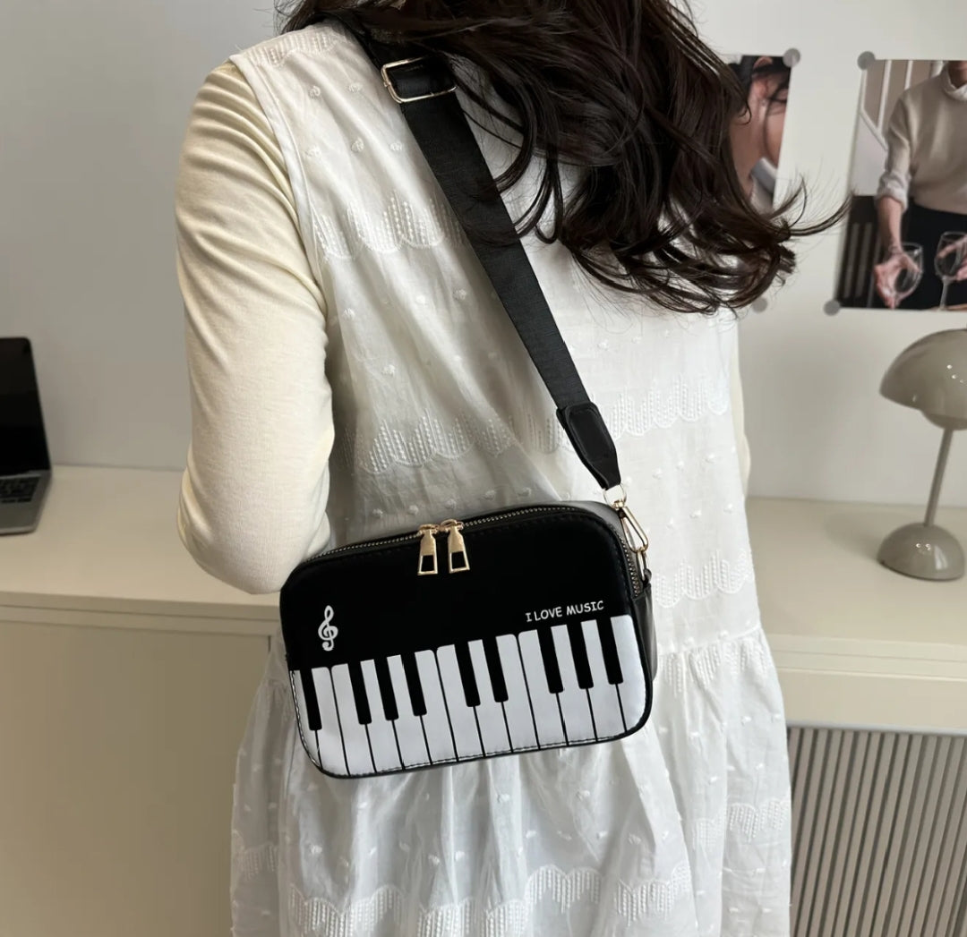Cartera bandolera piano #CodU