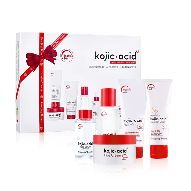 Set 5en1 de cuidado facial Kojic Acid #CodL