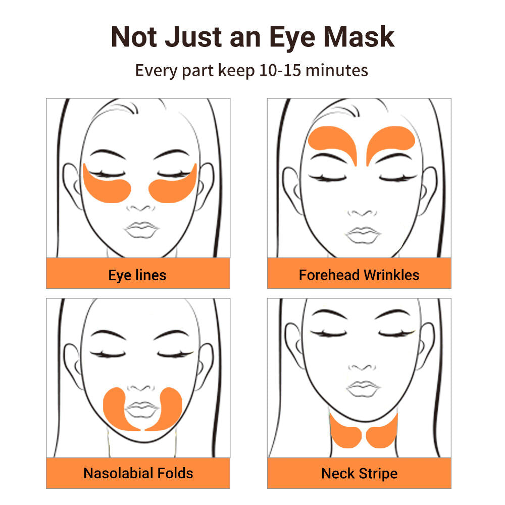 Mascarilla para ojos, tratamiento anti arrugas Disaar #CodL