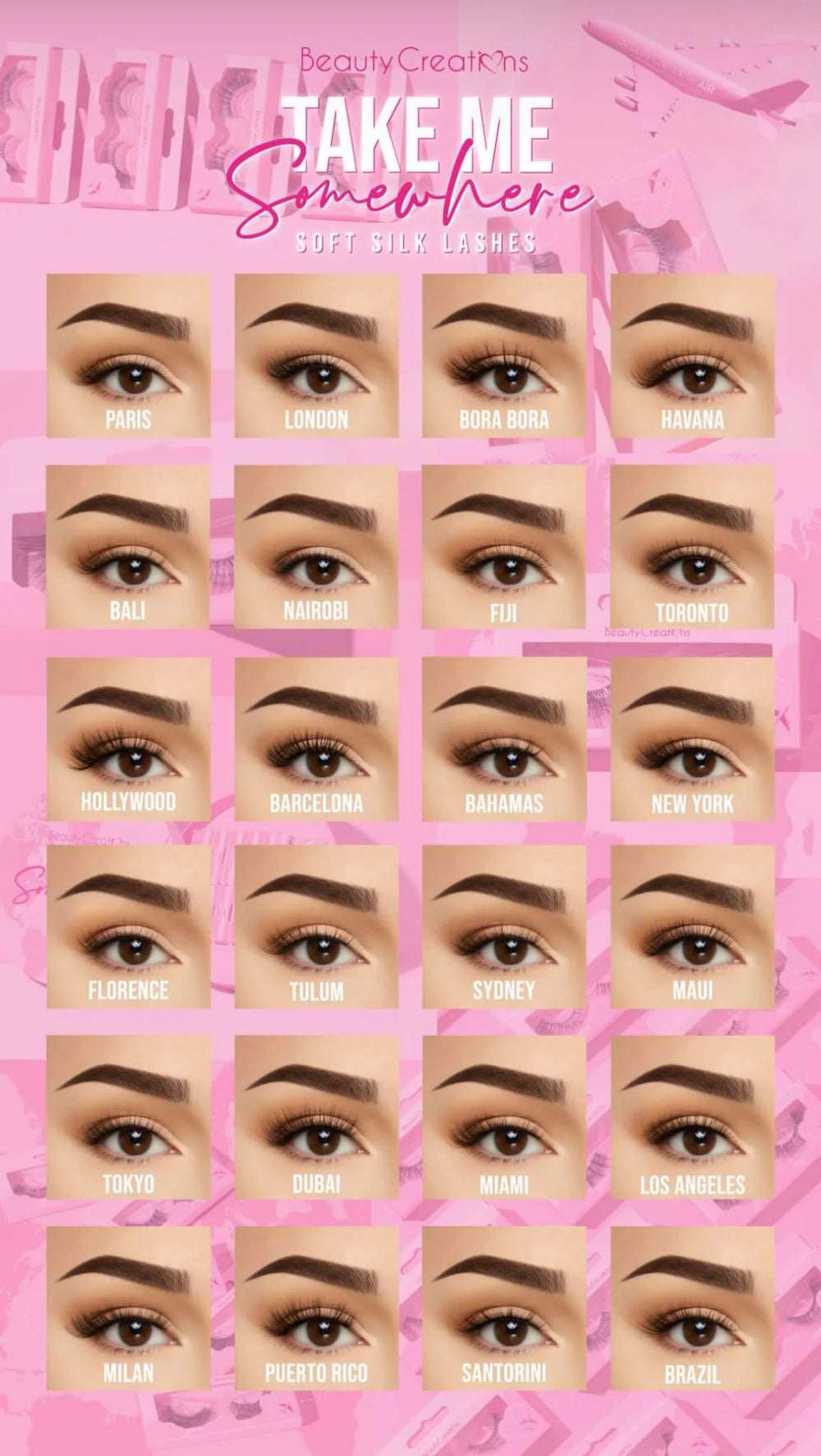 Pestañas Beauty creations