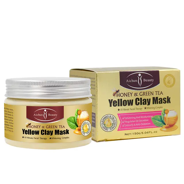 Mascarilla de arcilla miel y té verde #CodL