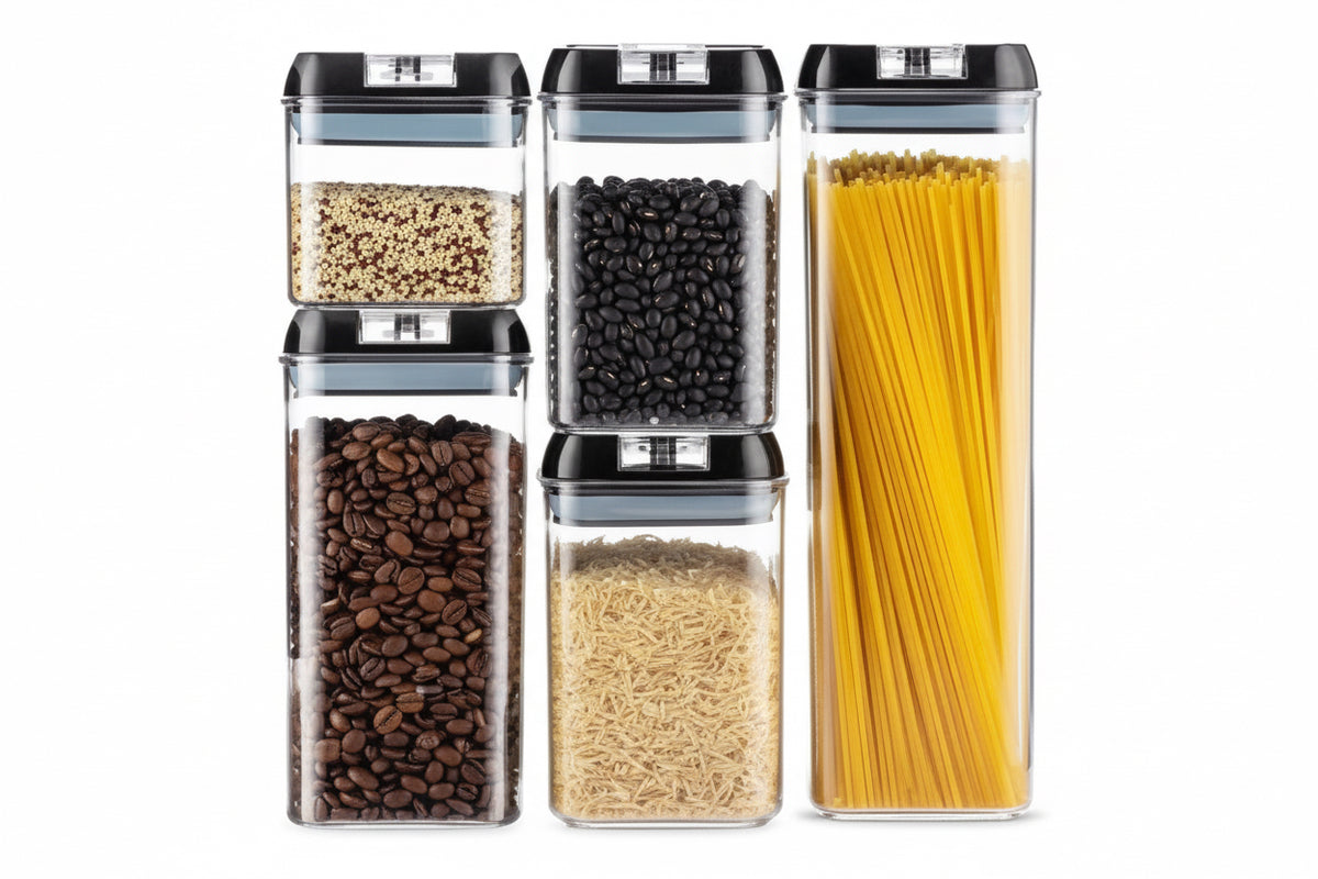 Set de 5 contenedores herméticos para alimentos #CodML