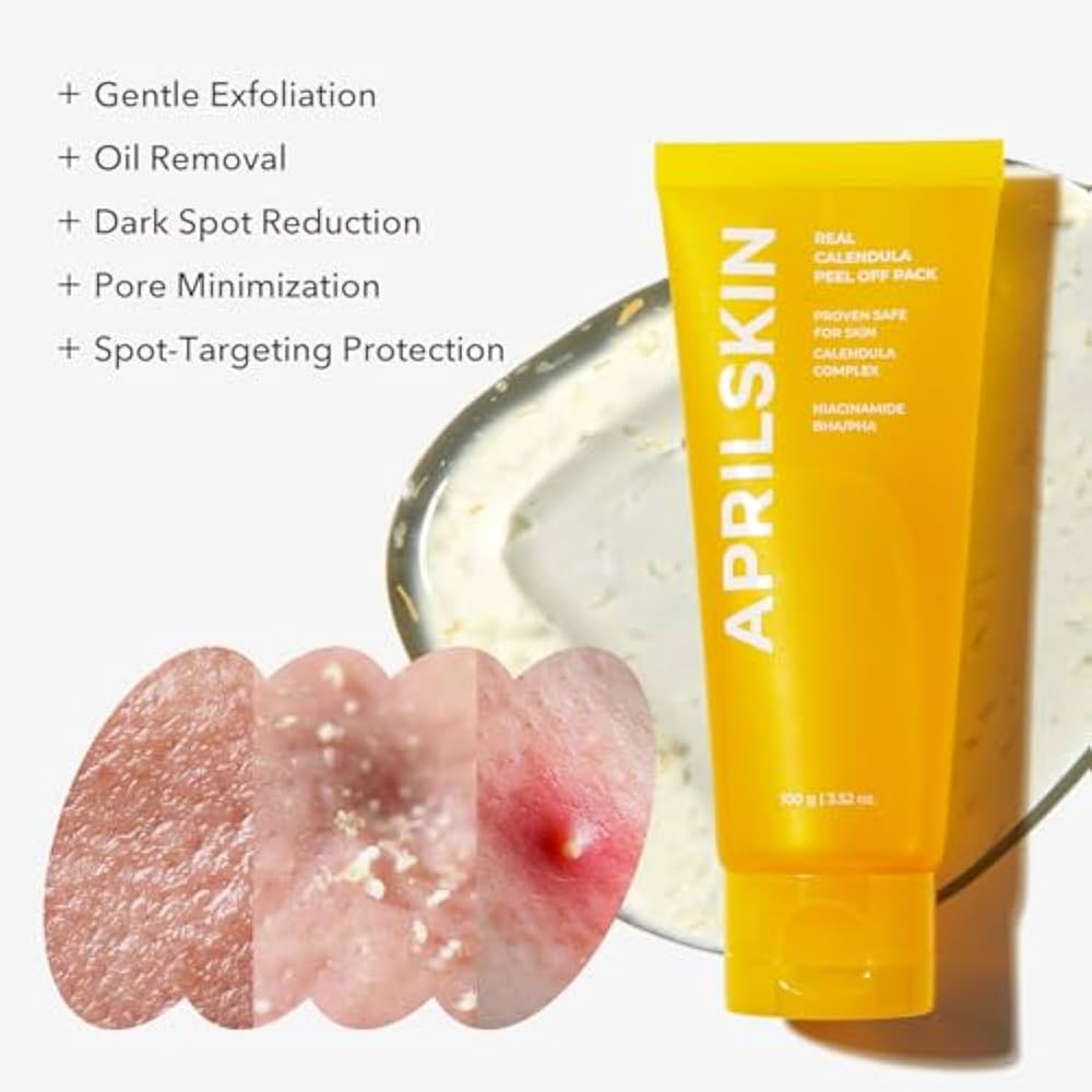 una mascarilla facial APRILSKIN Real Calendula Peel Off Pack #CodO