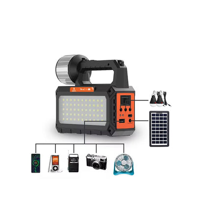 Linterna con carga solar y accesorios #CodFM