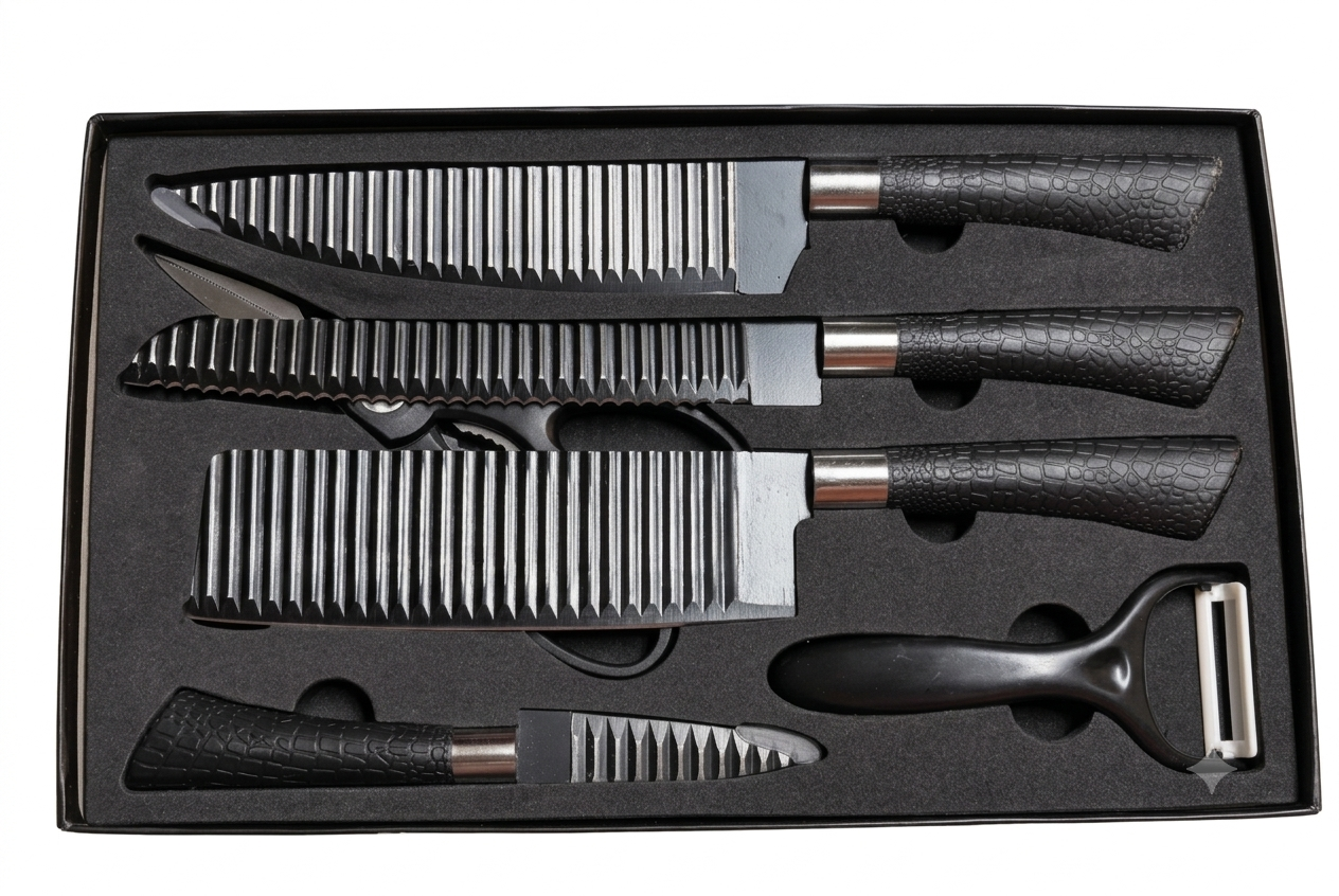 Kit de cuchillos con textura #CodFM