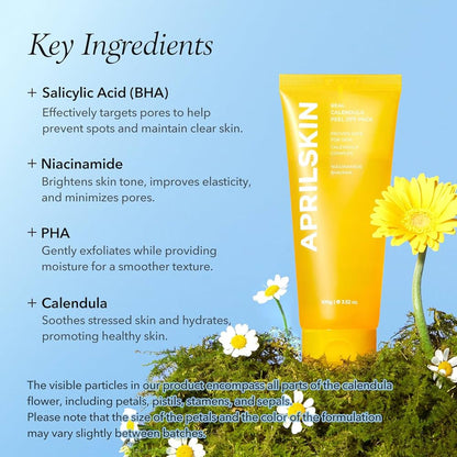 una mascarilla facial APRILSKIN Real Calendula Peel Off Pack #CodO