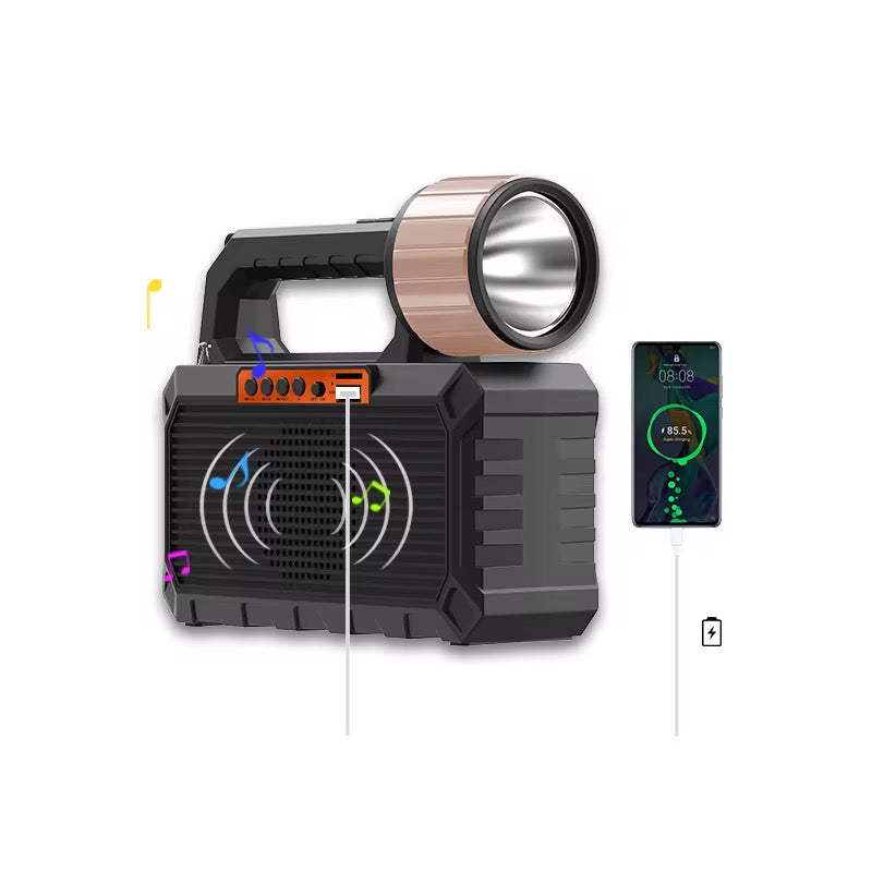 Linterna con carga solar y accesorios #CodFM