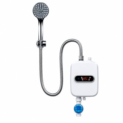 Calentador eléctrico instantáneo con ducha de mano y pantalla LED de temperatura #CodML