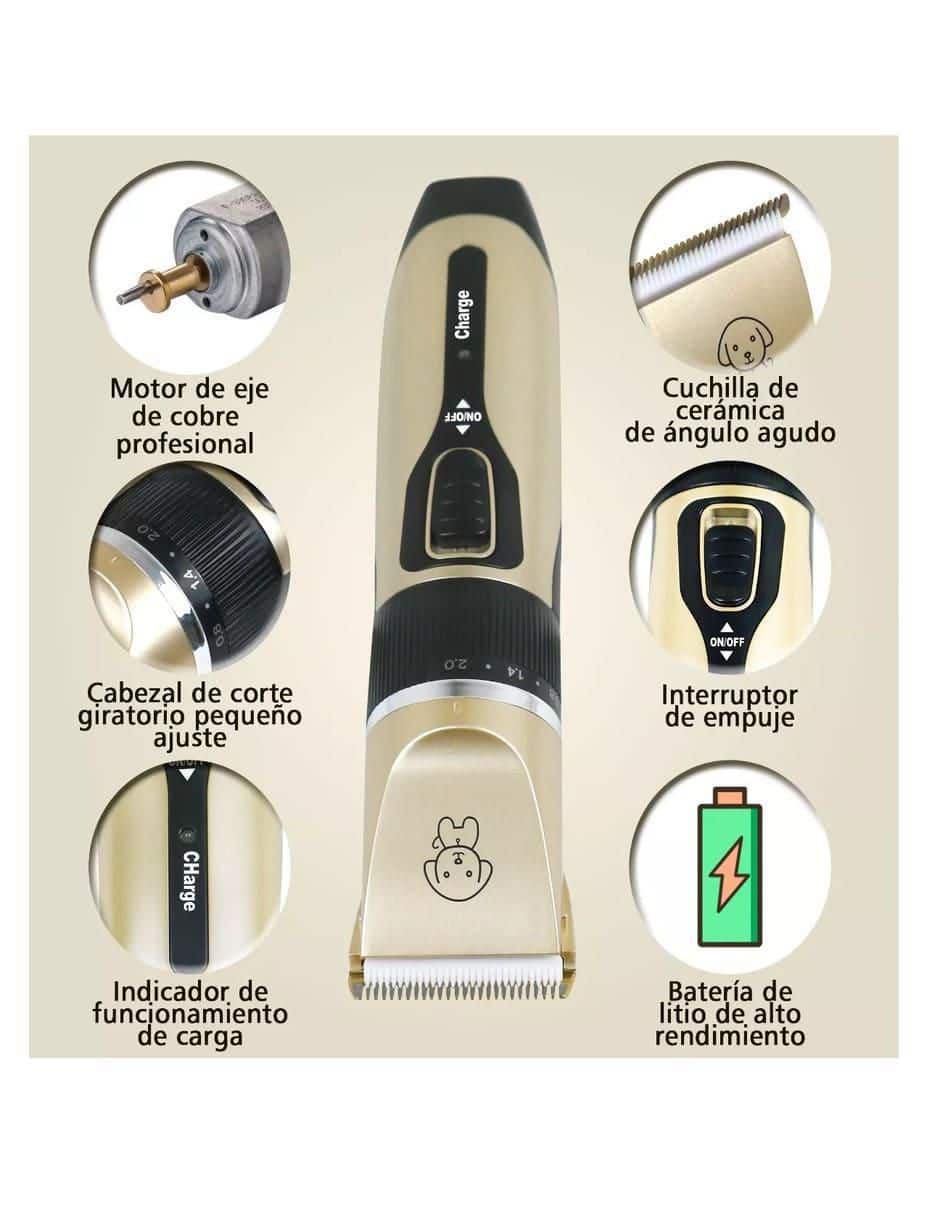 Kit de barbería para mascotas #CodO
