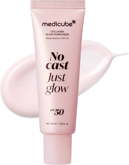 Protector solar Medicube Collagen Glow Sunscreen con SPF 50.