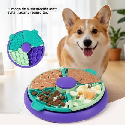 Plato de alimentación lenta para mascotas #CodAV