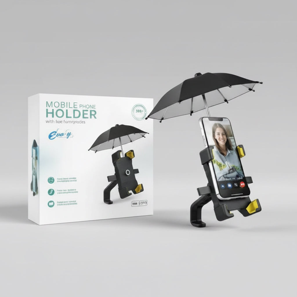 Soporte para teléfono con sombrilla para moto #CodAV
