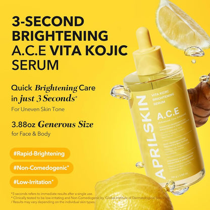 APRILSKIN A.C.E Vita Kojic Brightening Serum. #CodO
