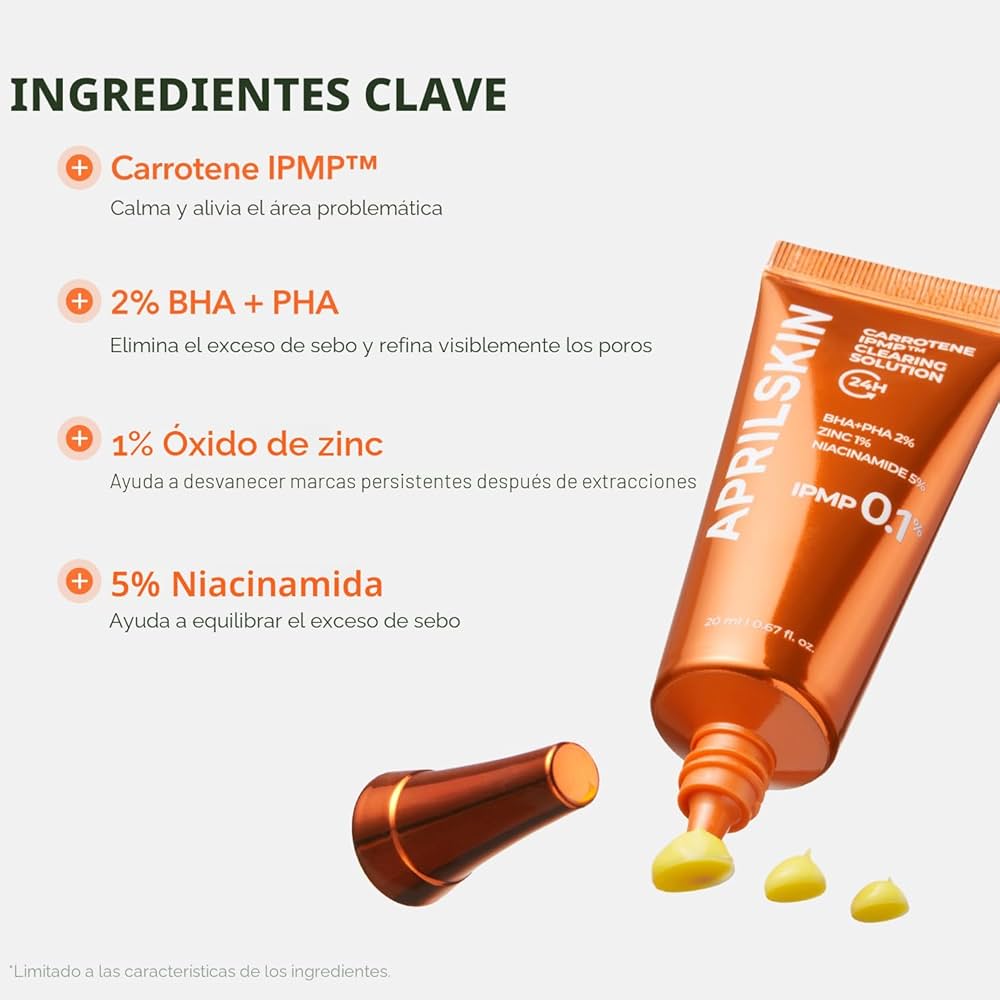 Solución limpiadora de APRILSKIN Carrotene IPMP #CodO
