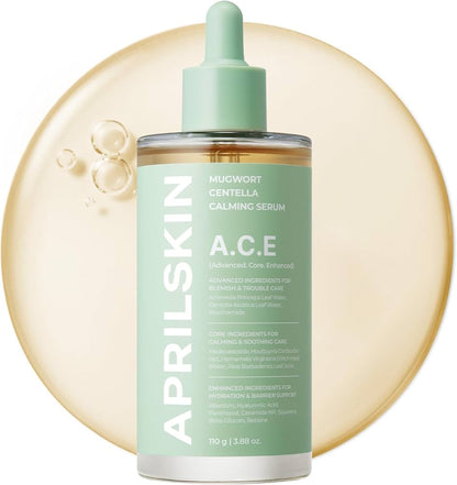 Suero calmante A.C.E de Mugwort Centella de la marca APRILSKIN.