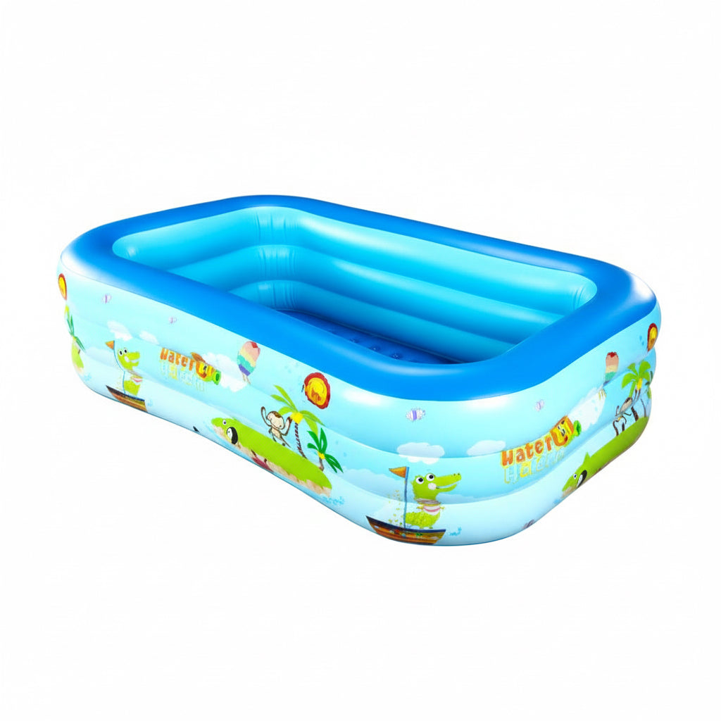 Piscina inflable familiar rectangular #CodML