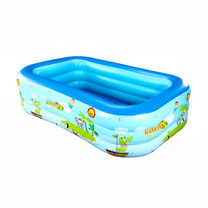 Piscina inflable familiar rectangular #CodML