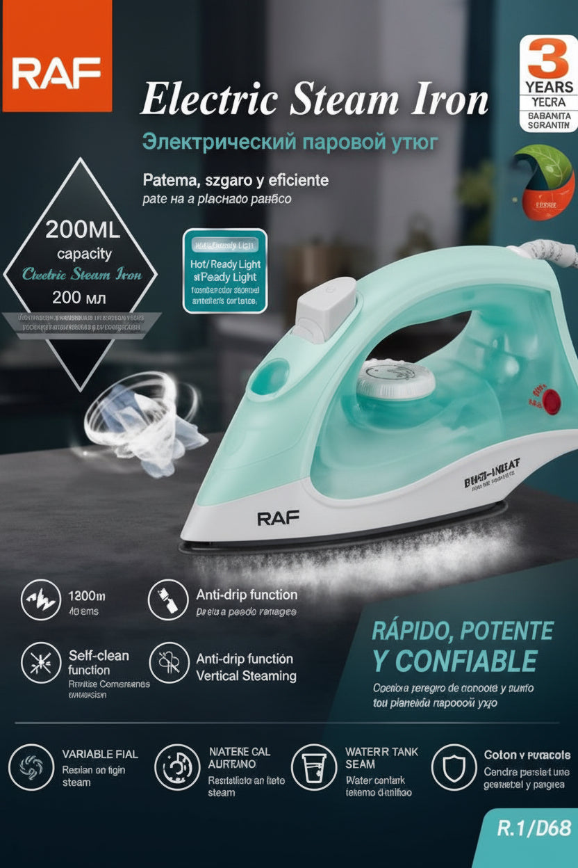 Plancha de vapor RAF #CodML