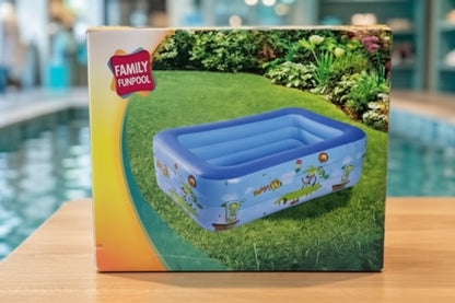 Piscina inflable infantil rectangular #CodML