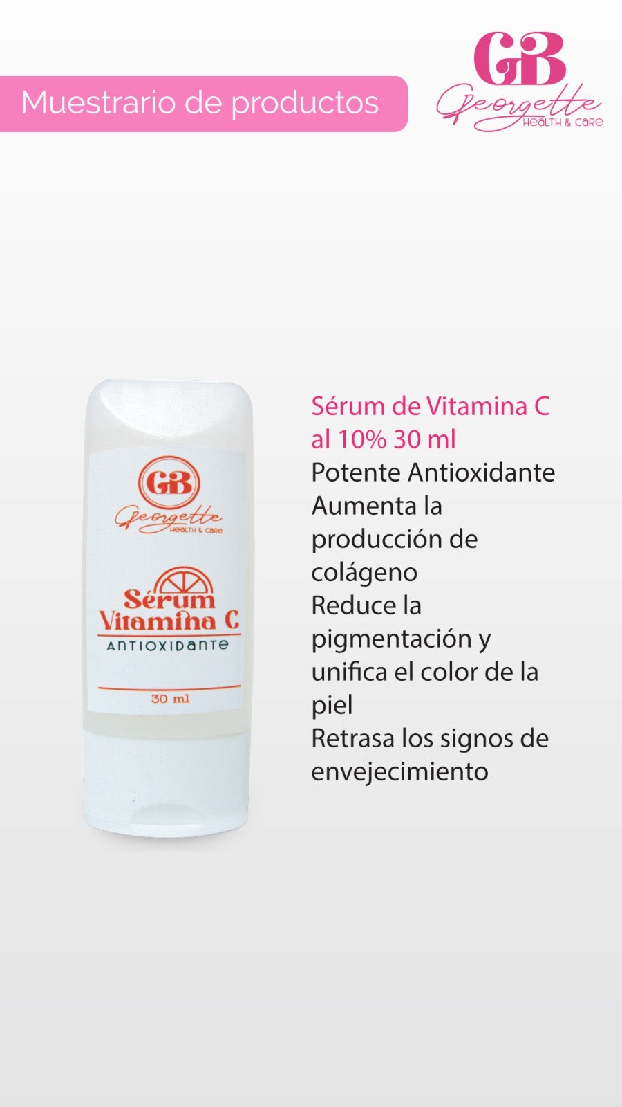 Serum de vitamina C Georgette #codO