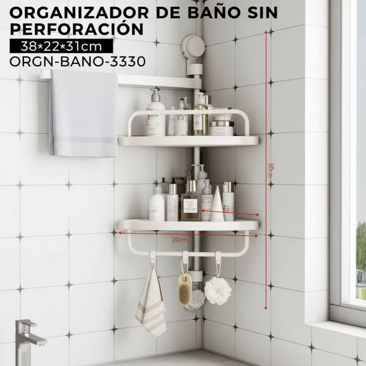 Organizador de Baño Sin Perforación #CodML