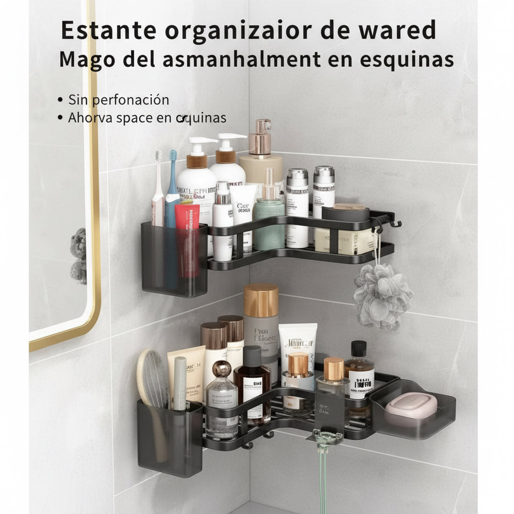 Organizador esquinero de baño #CodAP