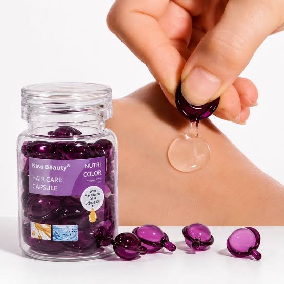 Cápsulas de aceite capilar kiss Beauty  #CodO