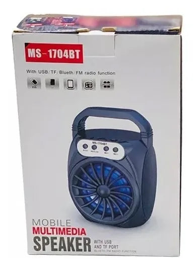 Corneta Portátil Mobile Multimedia Speaker Luces #codTN