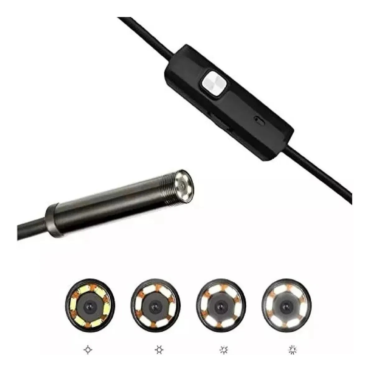 Cámara Endoscopio Usb 3 En 1 (tipo C, Pc) De 5mts 5.5mm #codTN