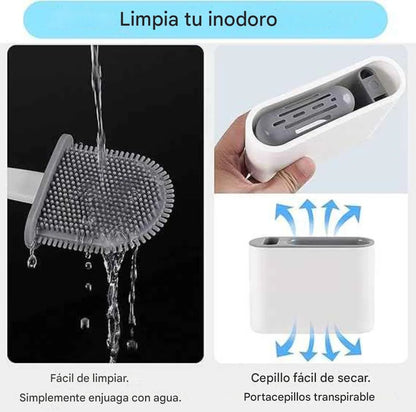 Set De Cepillo Para Inodoro Limpiador De Pocetas #CodTN