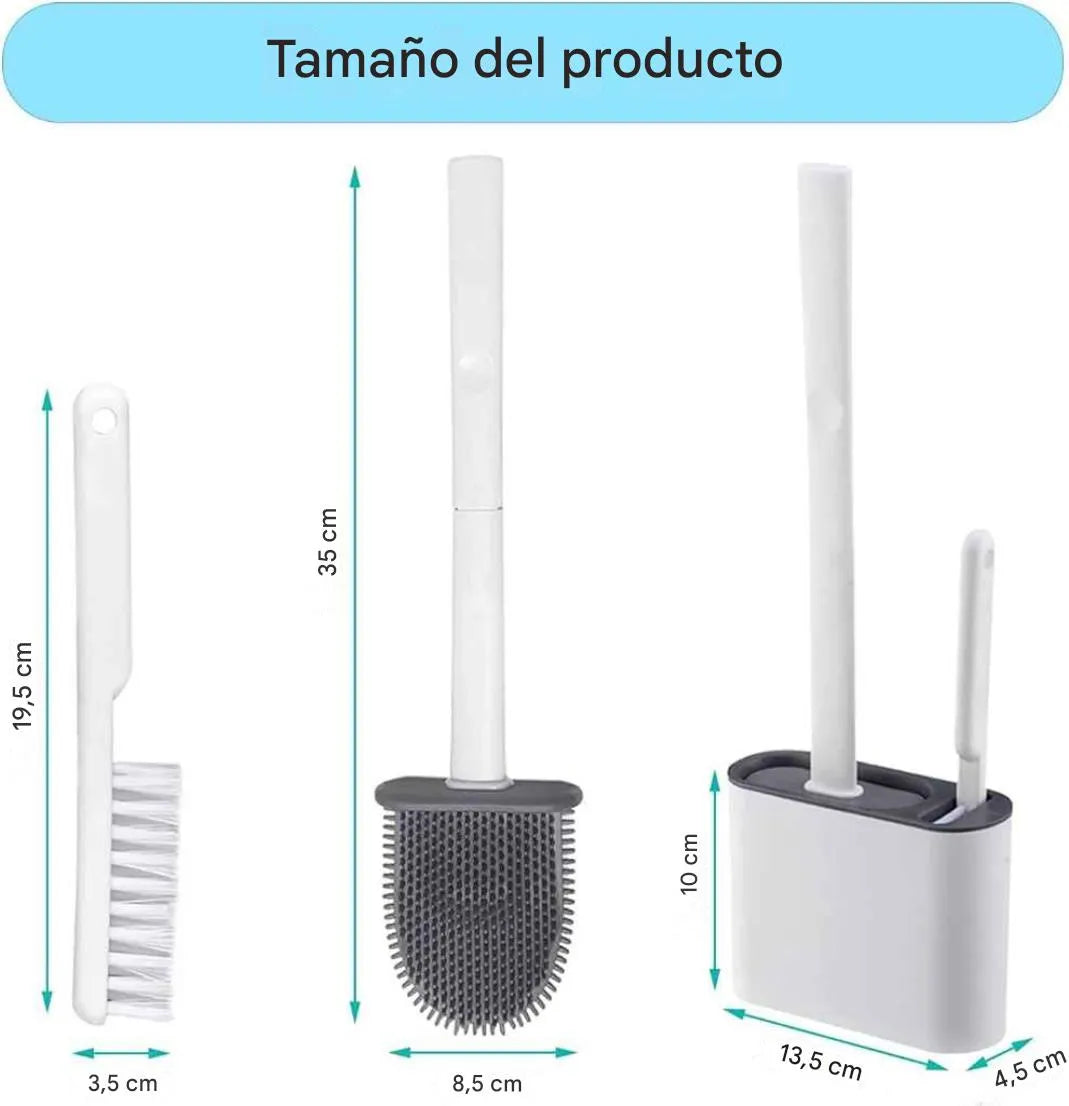 Set De Cepillo Para Inodoro Limpiador De Pocetas #CodTN