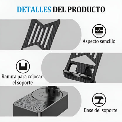 Parlante Altavoz Bluetooth Audio Inducción Inalámbrico 5 En 1 #CodTN