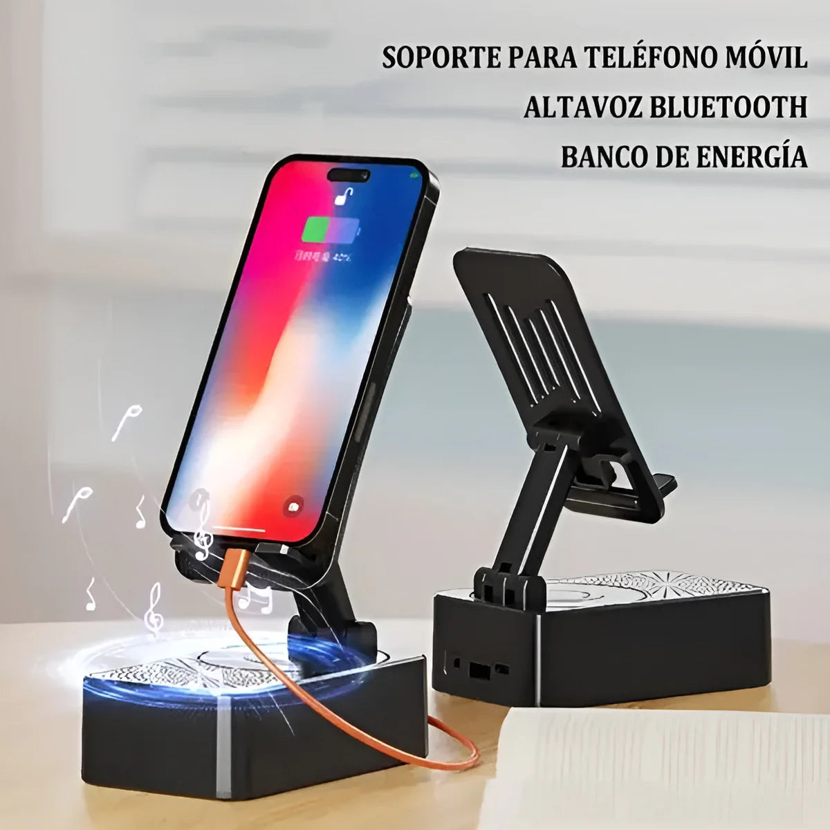 Parlante Altavoz Bluetooth Audio Inducción Inalámbrico 5 En 1 #CodTN