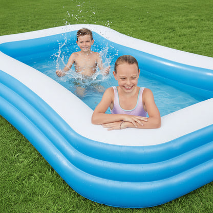 Piscina inflable familiar rectangular #CodML